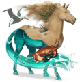 pegaso de montar cuarto de milla cremello