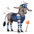 caballo errante excremento falso