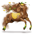 caballo divino jengibre