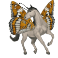 unicornio de montar alazán tostado