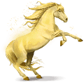 caballo del arco iris shiny yellow
