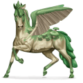 caballo divino gorro verde