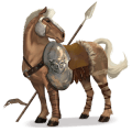 pegaso de montar cuarto de milla cremello