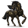 caballo divino obsidiana
