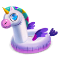 caballo divino flotador de unicornio 
