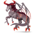 pegaso de montar trotón francés negro