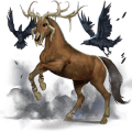 unicornio de montar gris claro