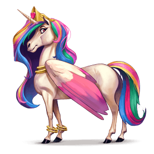 unicornio poni haflinger alazán crines lava