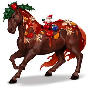 caballo divino flan navideño