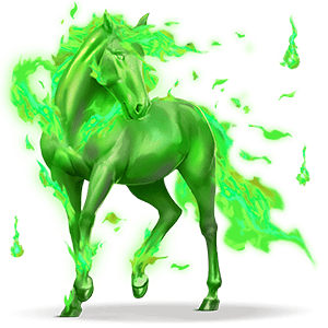caballo divino fuego fatuo