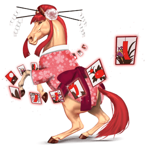 caballo divino hanafuda