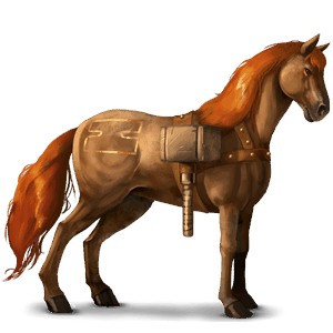 unicornio de montar pinto pío tovero negro