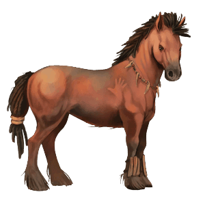 caballo de montar tennessee walker bayo cereza