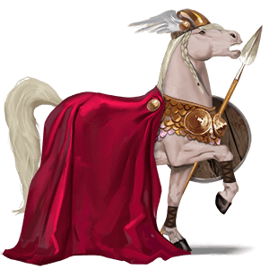 unicornio poni alado  kerry bog gris ratón