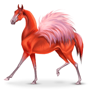 caballo errante de las aves fénico