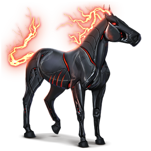 caballo de montar robot loco