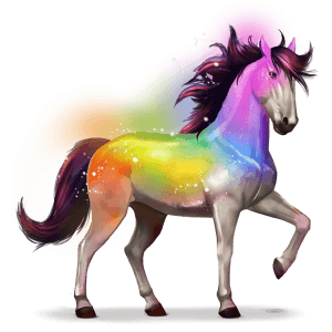 caballo del arco iris secret rainbow