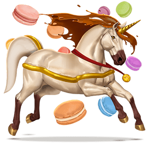caballo divino macarrón