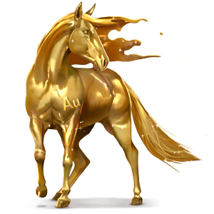 caballo divino oro